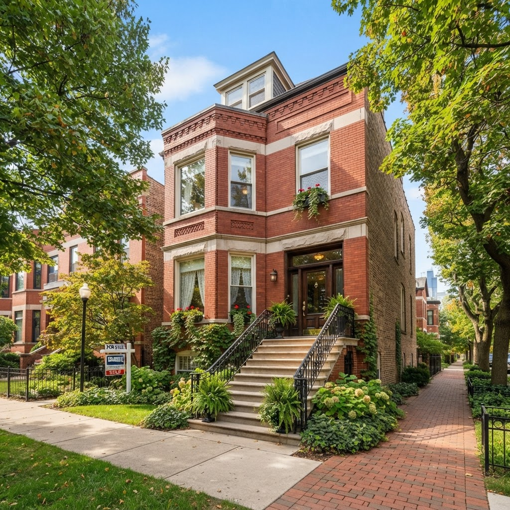 Lincoln Park Brick Townhome in Chicago, IL